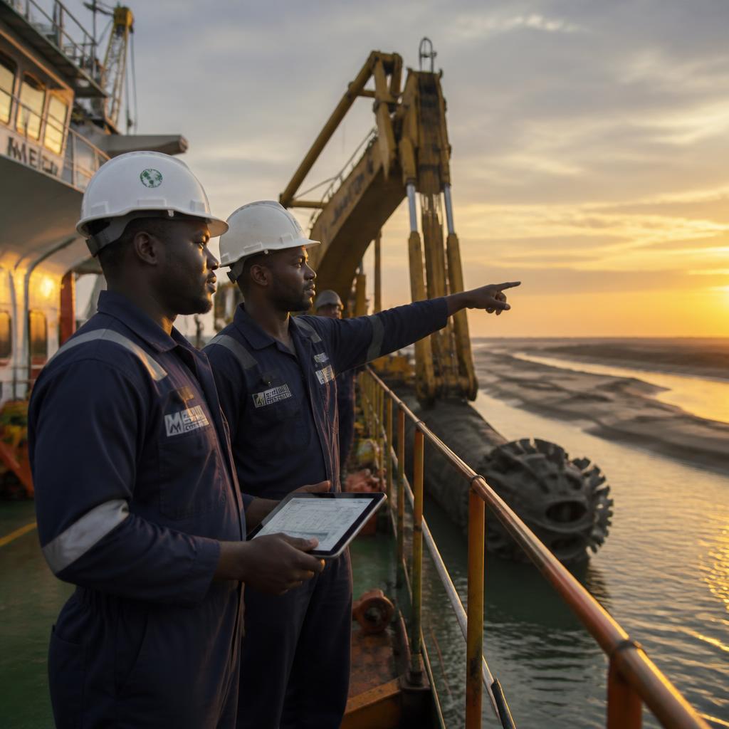 Experts Global Consult engineers on site